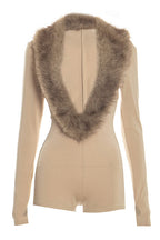 Soft Faux Fur Romper LavishDaily