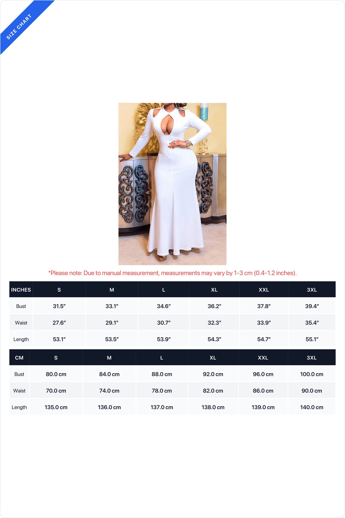 Cutout Keyhole Mermaid Maxi Dress Lavish Daily