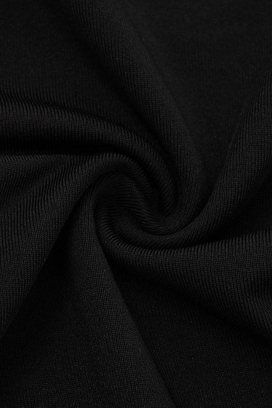 Cutout Ruched Mini Dress LavishDaily