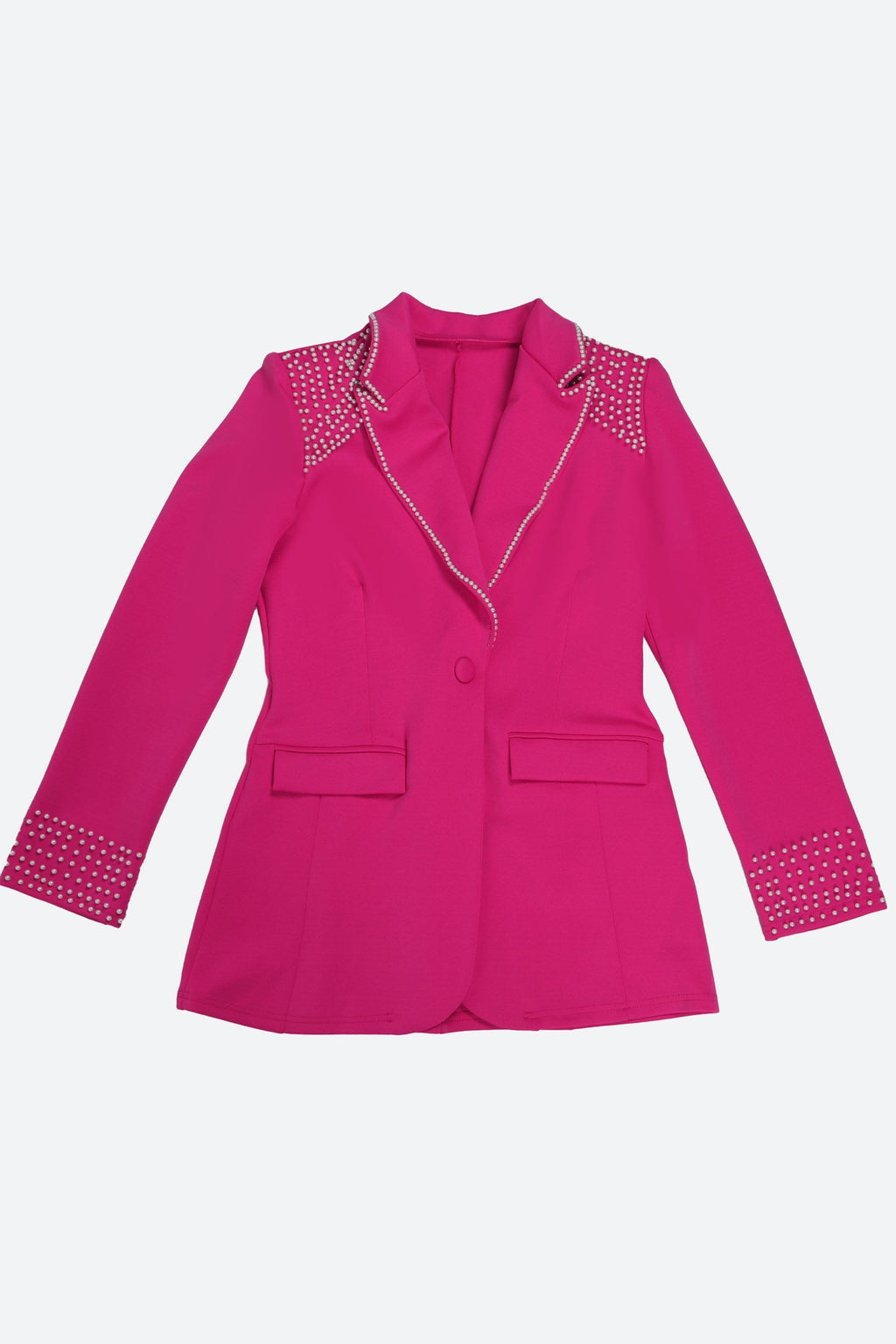 Long Sleeve Slim Fit Stretch Suit Set Lavish Daily