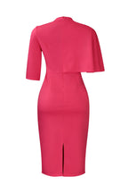 Elegant Ruffle Overlay Bodycon Midi Dress Lavish Daily