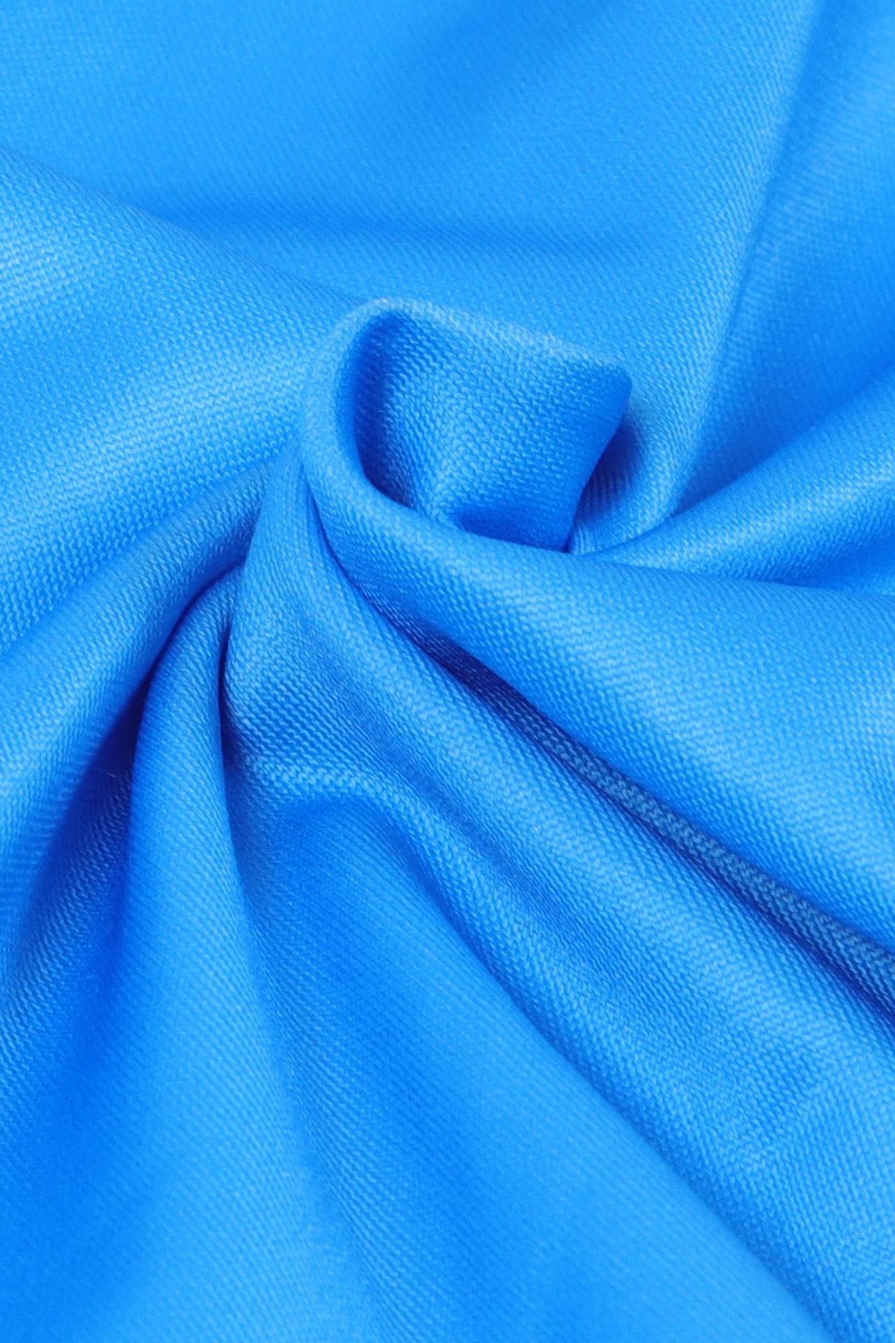 Elastic Solid Color Long Dress Two-Piece Set Lavish Daily