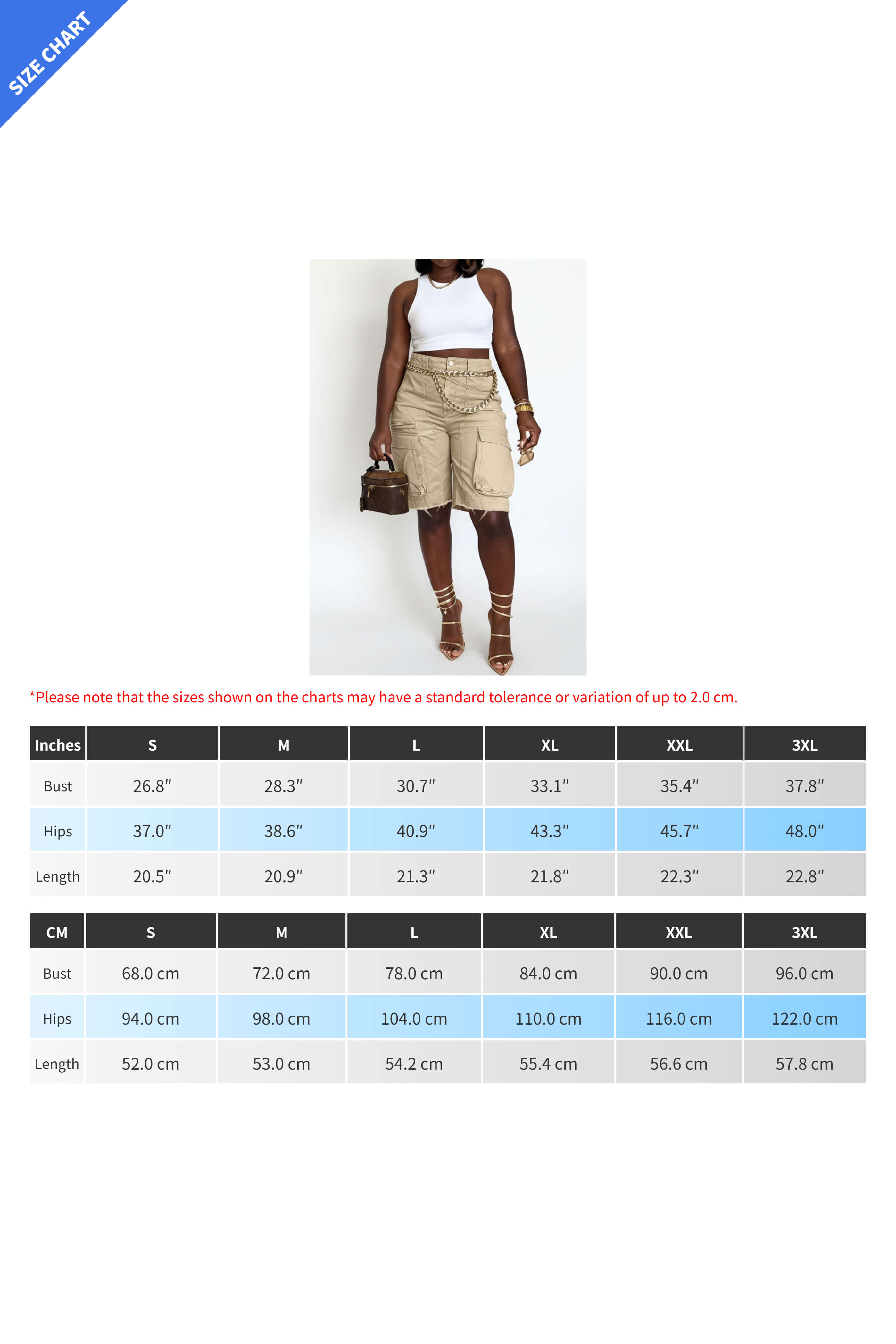 Cargo Denim Shorts Lavish Daily