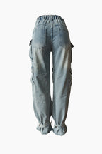 Ripped Wide-leg Jeans Lavish Daily