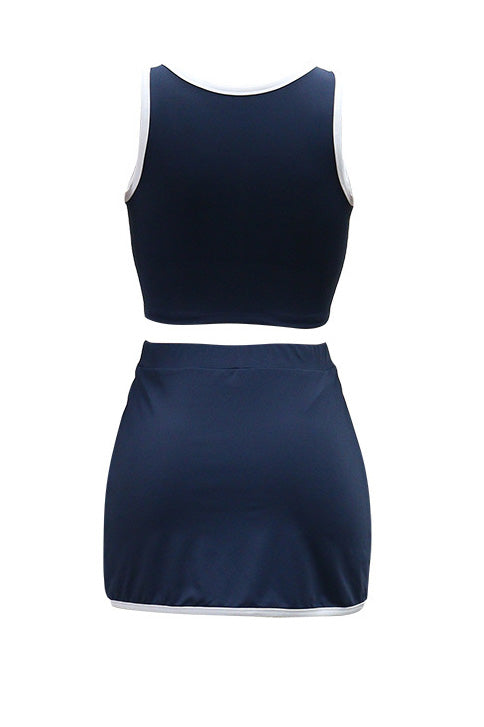 Fashion Tank Top and Skort 2-Piece Set Lavish Daily