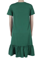 Plus Size Ruffle Hem Loose Dress Lavish Daily