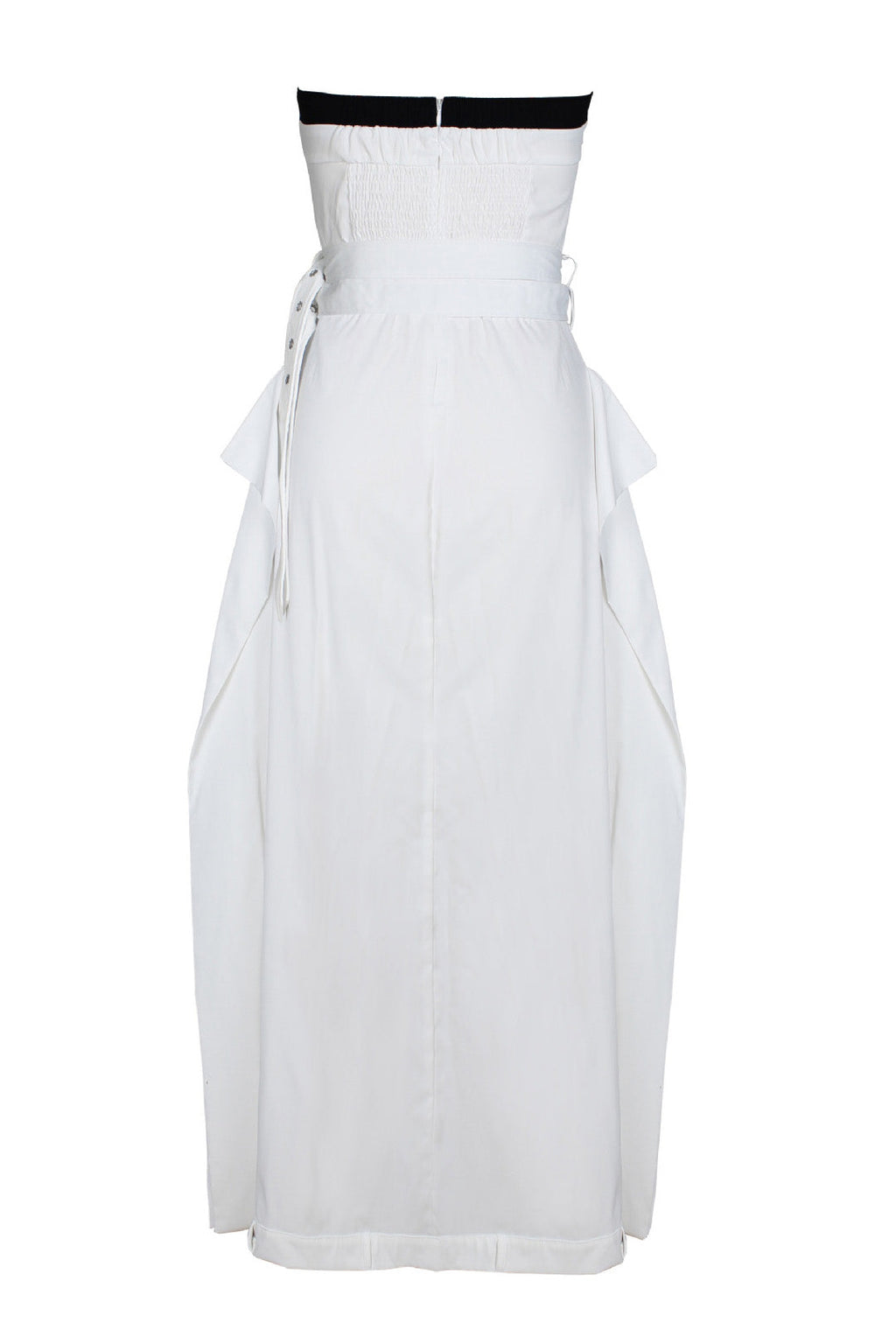 Strapless Buckle Maxi Dress Lavish Daily