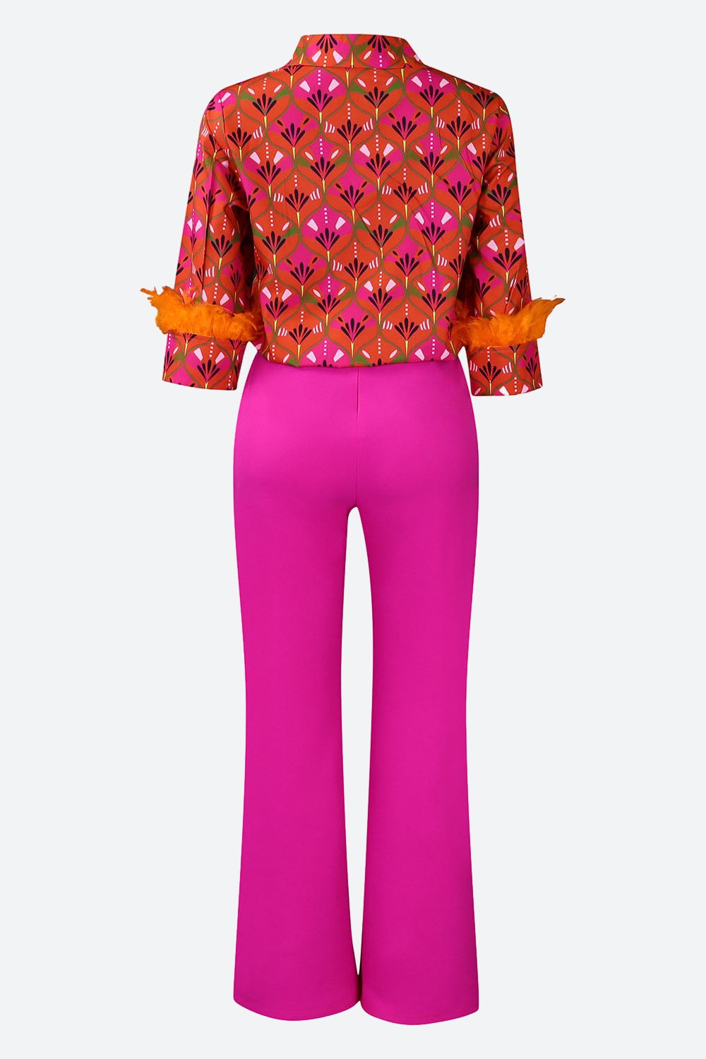 Printed Shirt & Pants Set Lavish Daily