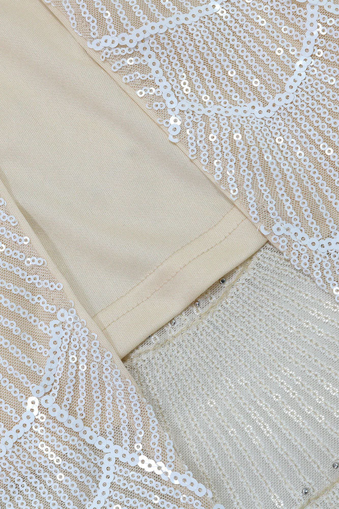 Pearl Sequin Maxi Dress Lavish Daily