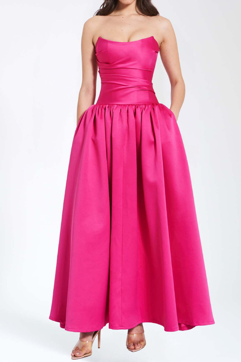 Strapless Drop Waist Corset Dress Lavish Daily