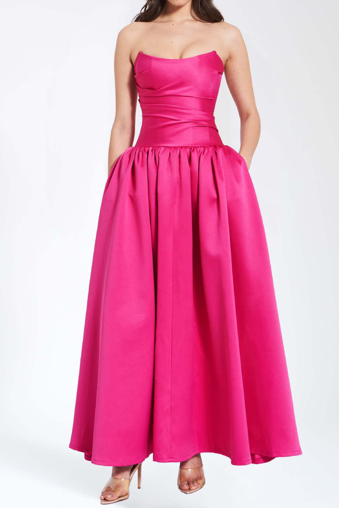 Strapless Drop Waist Corset Dress Lavish Daily