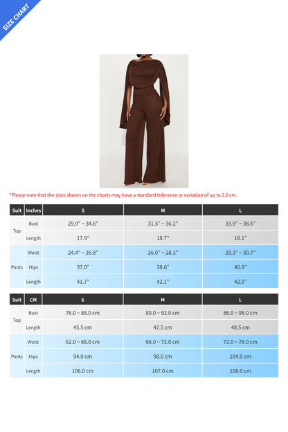 Draped Pant Set Lavish Daily