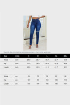 High Waisted Skinny Ripped Jeans Lavish Daily