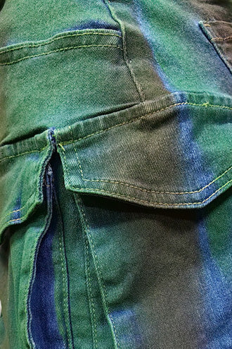 Cropped Denim Jacket and Cargo Skirt Set Lavish Daily