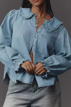 Vintage Lightweight Denim Shirt Lavish Daily