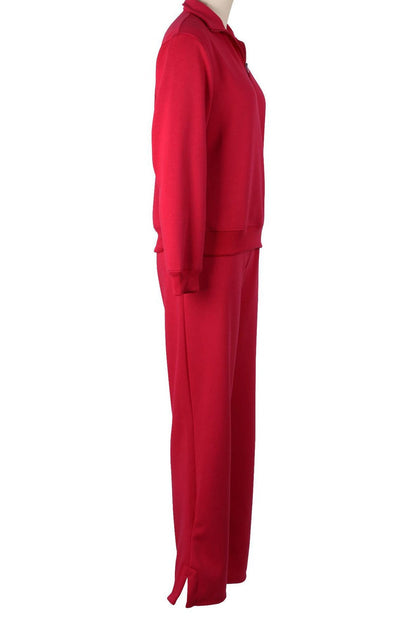 Fleece Lined Loose Fit Two-Piece Tracksuit Lavish Daily