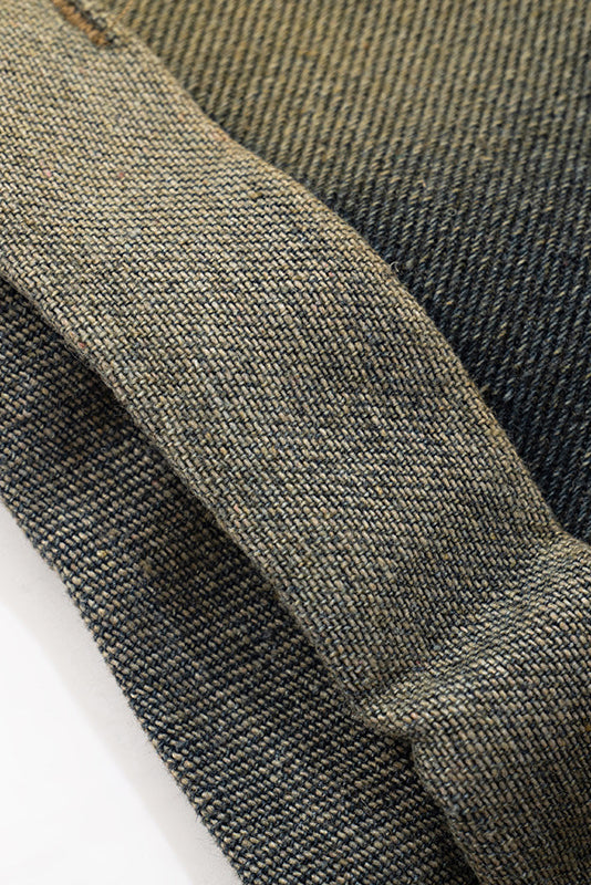 Sleeveless Denim Halter V Neck Backless Romper Lavish Daily