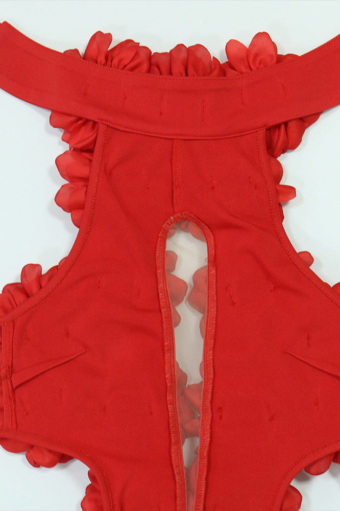 Halter Floral Maxi Dress Lavish Daily