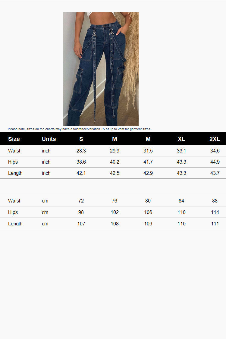 Mid Rise Loose Fit Denim Pants Lavish Daily