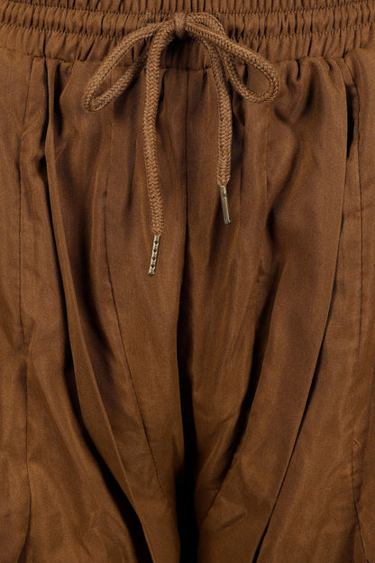 Patchwork Cargo Lantern Jogger Pants Lavish Daily