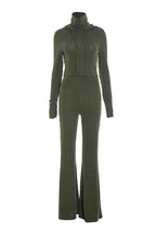 Solid High Neck Hoodie and Pants Set Lavish Daily