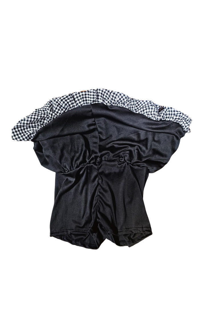 Plaid Patchwork O Neck Long Sleeve Set Lavish Daily