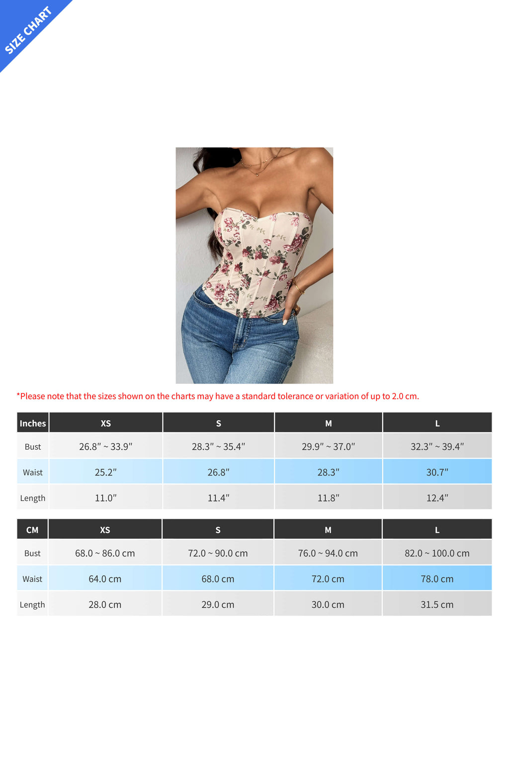 Floral Corset Top Lavish Daily