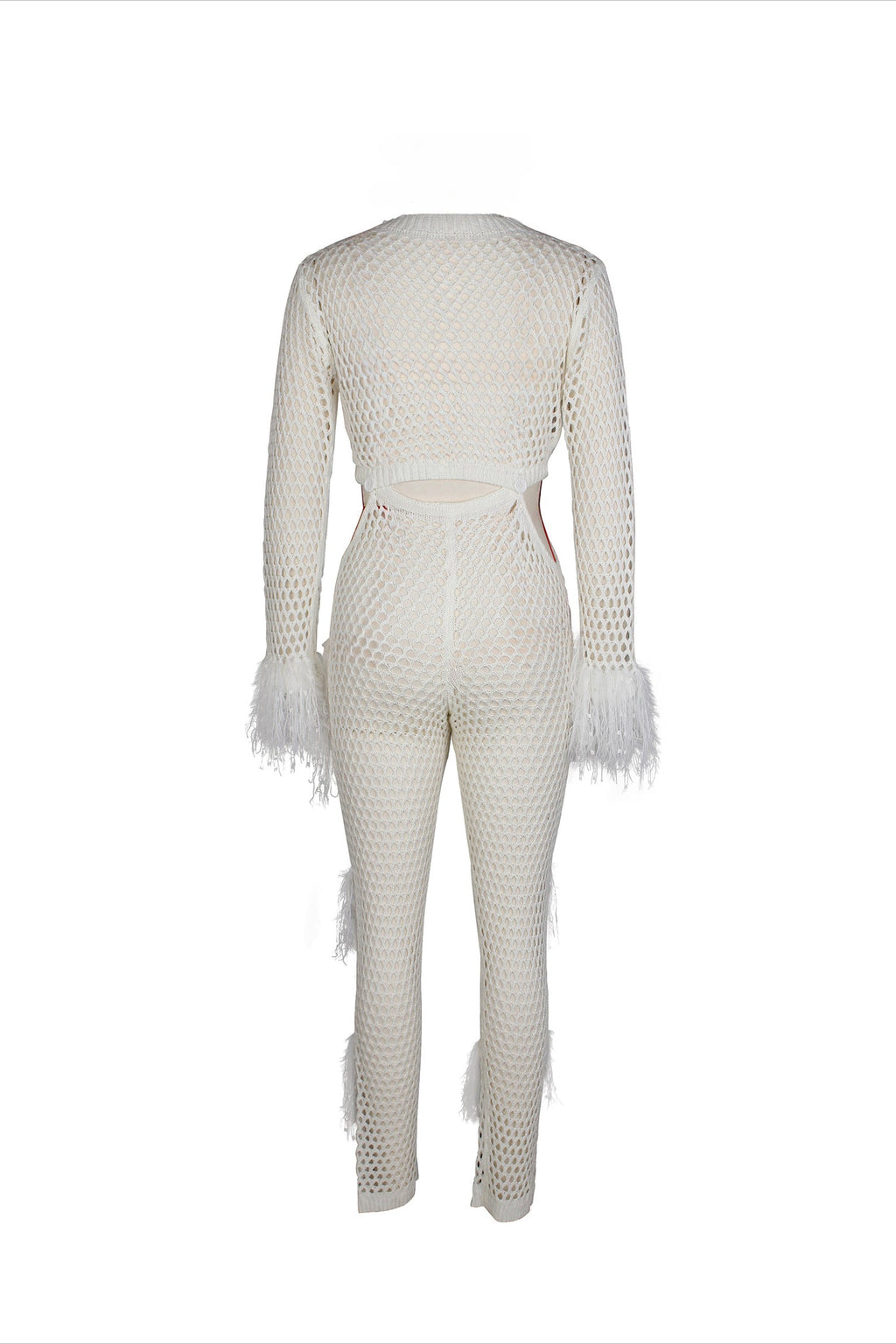 Knitting Hollow Sequin Jumpsuits Lavish Daily