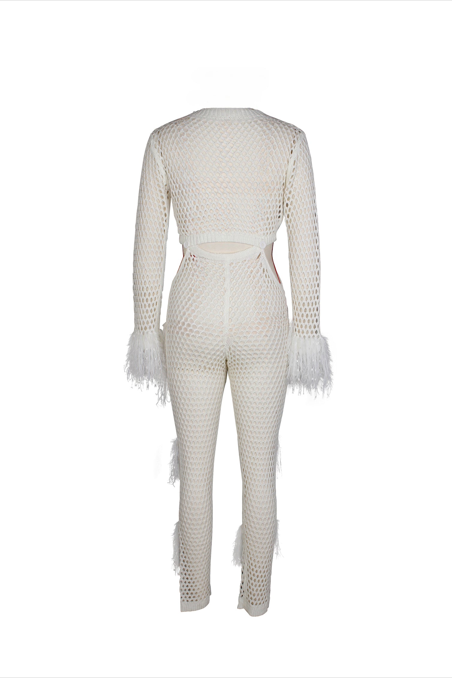 Knitting Hollow Sequin Jumpsuits Lavish Daily