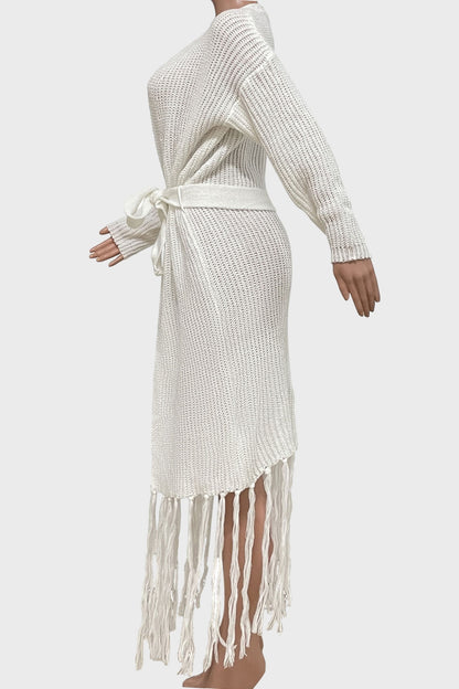 Long Knit Chunky Cardigan Lavish Daily