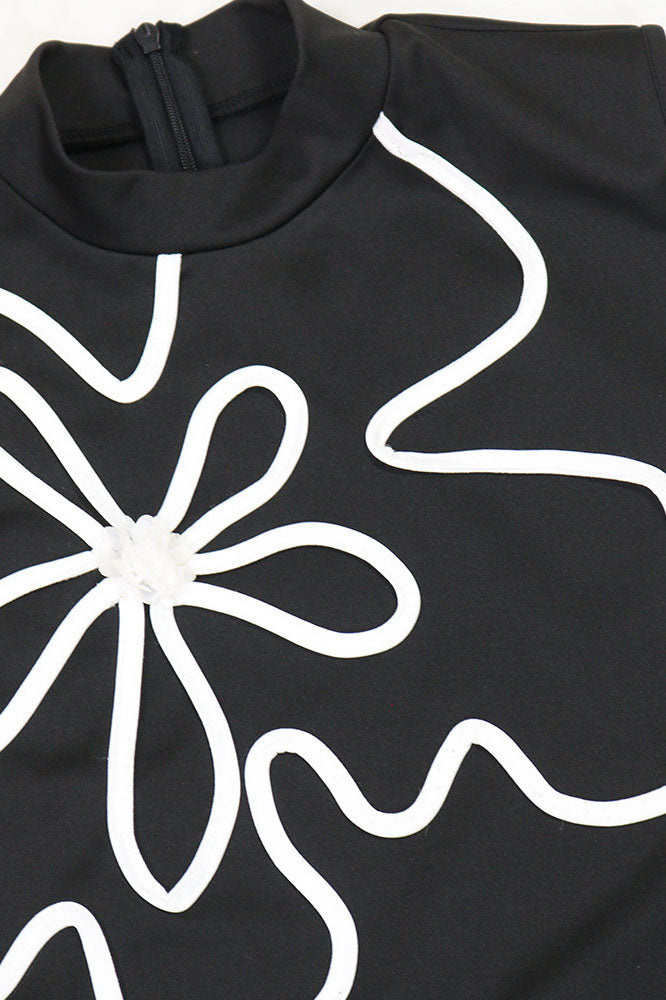 Round Neck Slim Sleeveless Floral Print Jumpsuit Lavish Daily