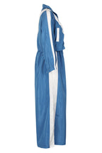 Color-Block Windbreaker & Wide-Leg Set Lavish Daily