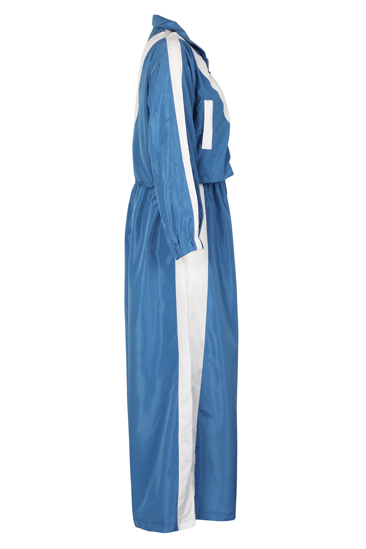 Color-Block Windbreaker & Wide-Leg Set Lavish Daily