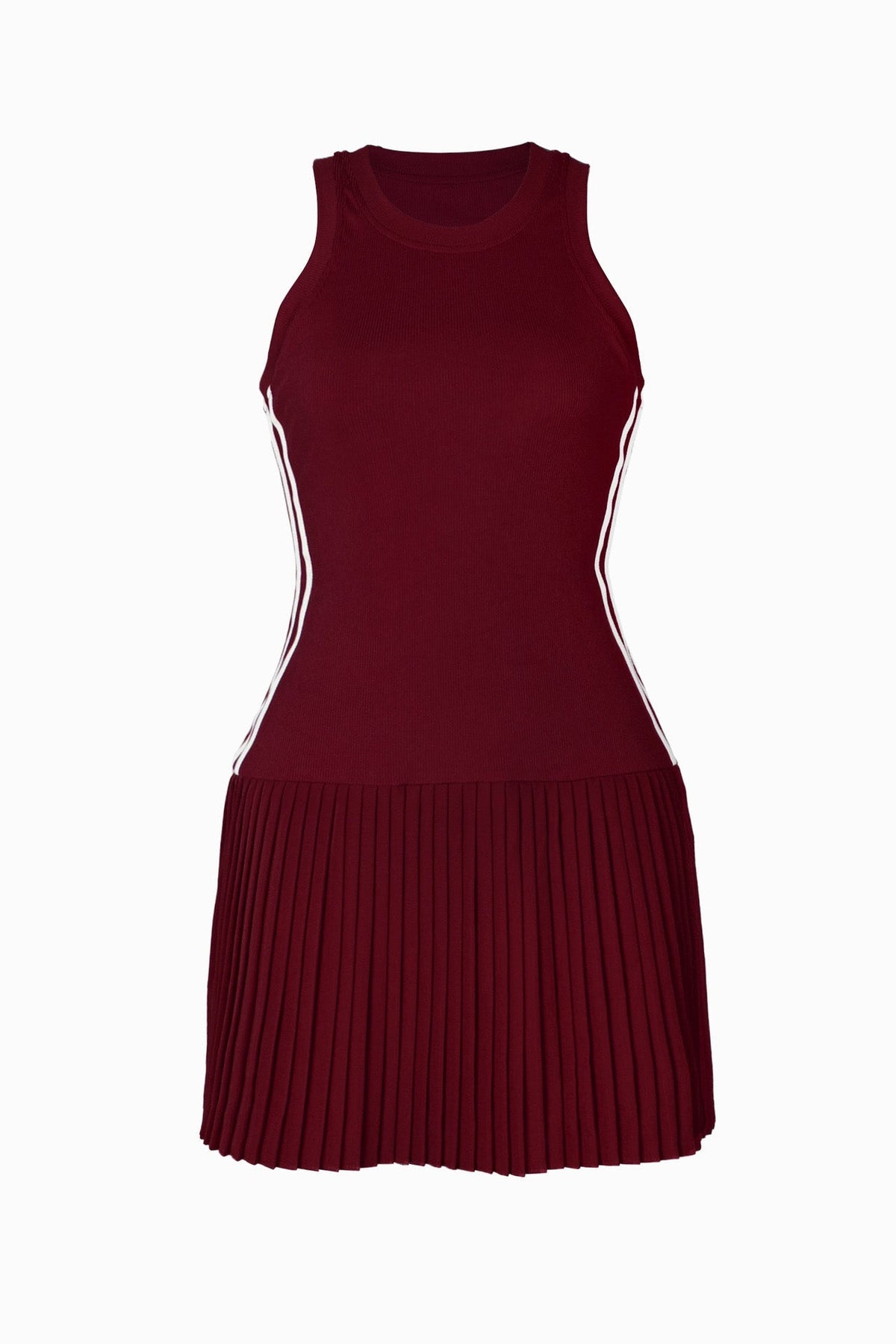 Sleeveless Bodycon Striped Mini Dress Lavish Daily