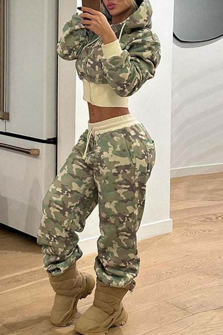 Hooded Bomber & Cargo Pants Sets Lavish Daily