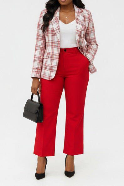 Casual Blazer and Pants Workwear Set LavishDaily