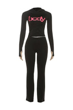 Zip Up Long Sleeve Top and Pants Set LavishDaily