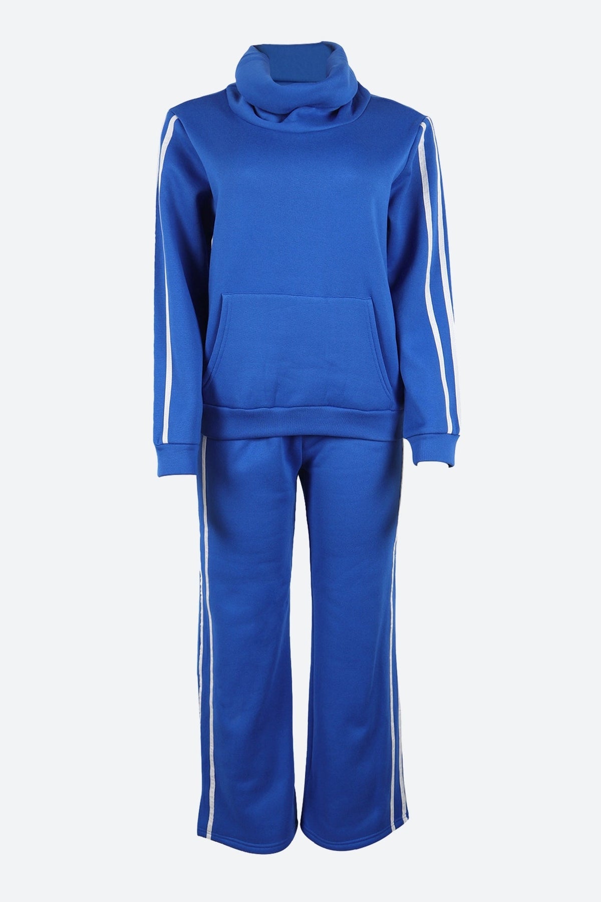 Side Stripe Sweatshirt & Pants Set Lavish Daily