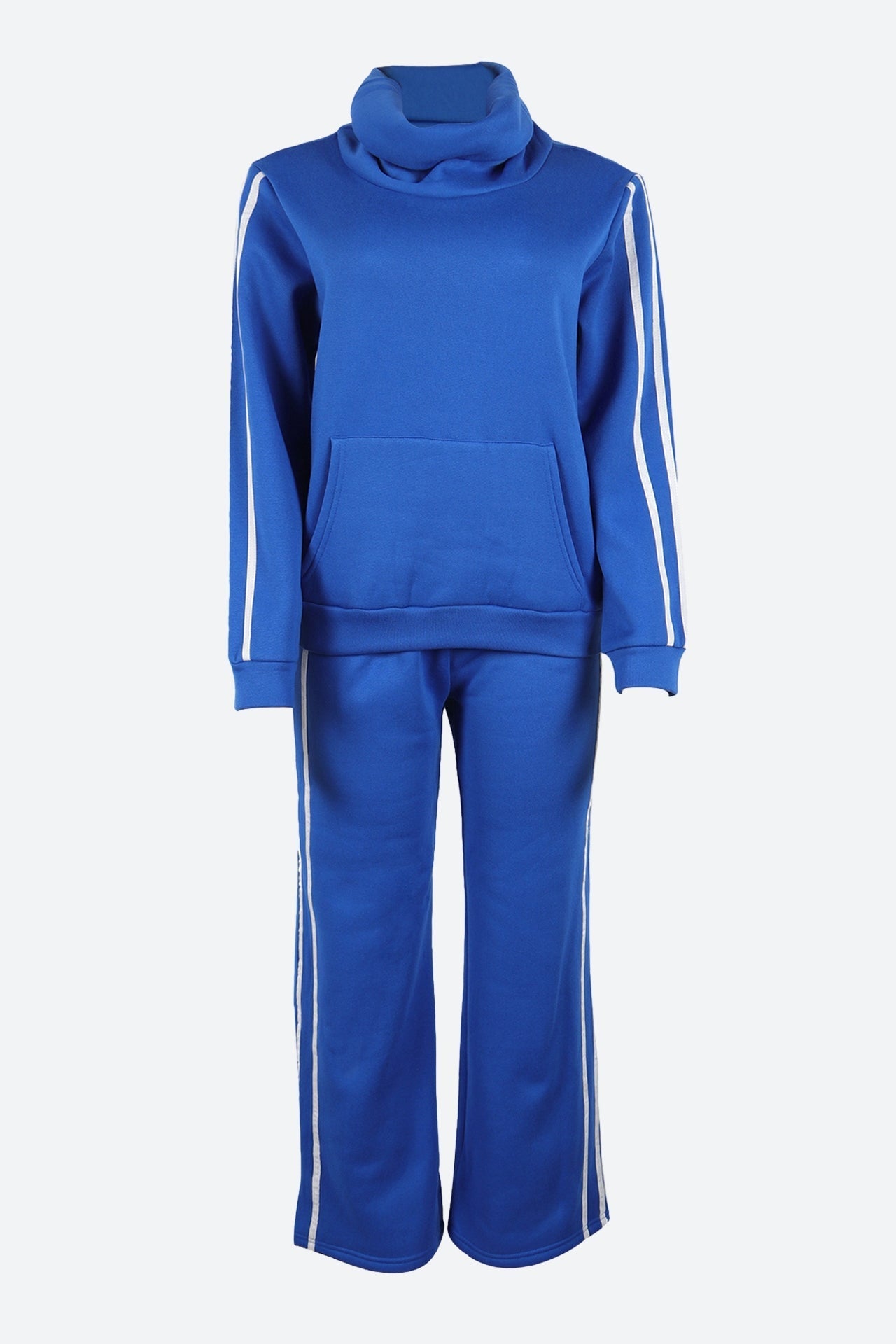 Side Stripe Sweatshirt & Pants Set Lavish Daily