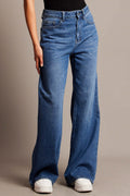 High Waist Loose Wide Leg Straight Jeans Lavish Daily