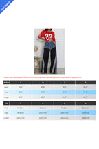 Striped Denim Jogger Pants Lavish Daily