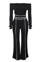 One Shoulder Top and Wide Leg Pants Set Lavish Daily