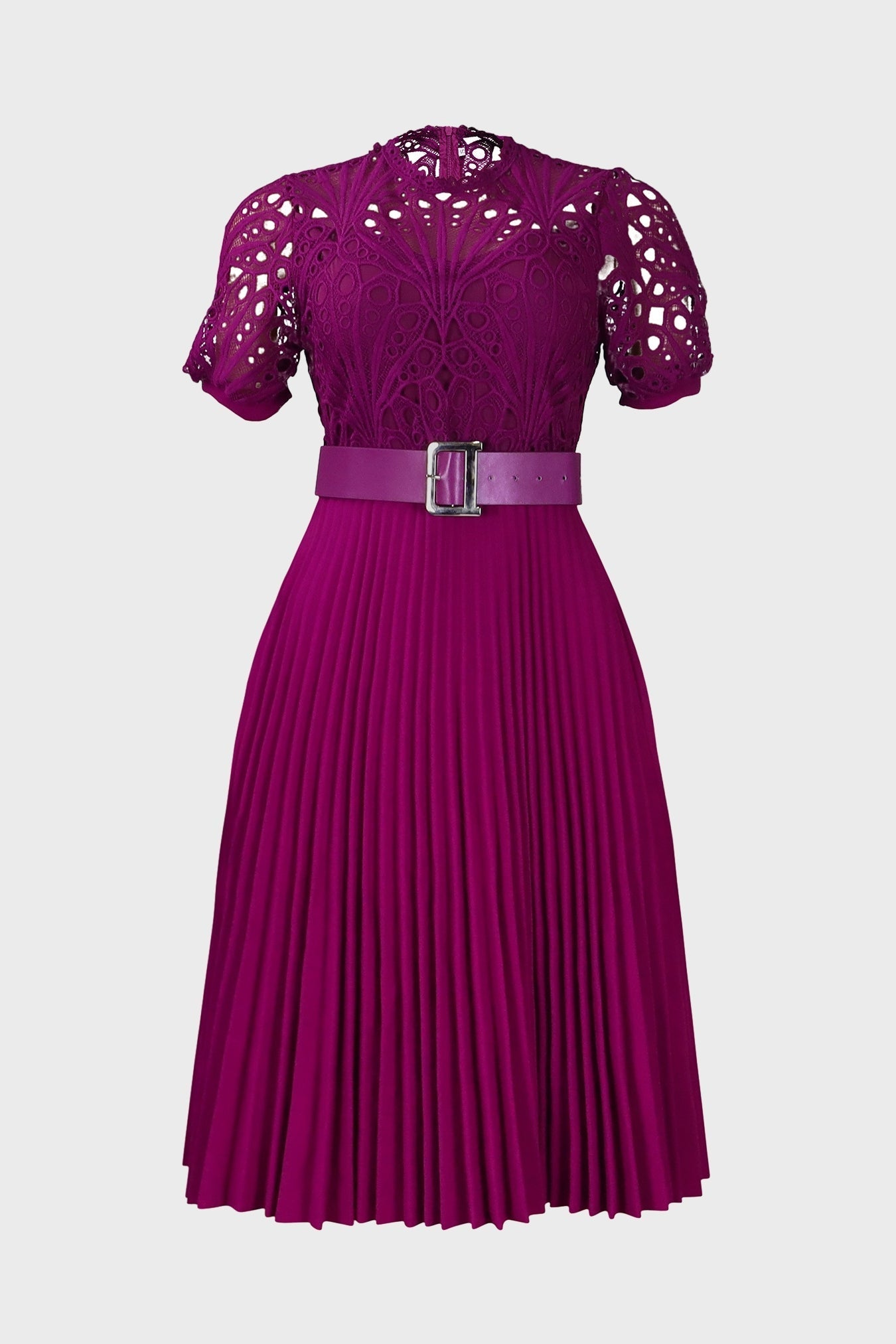 A-Line Pleated Dress Lavish Daily