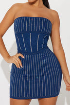 Strapless Mini Dress Lavish Daily