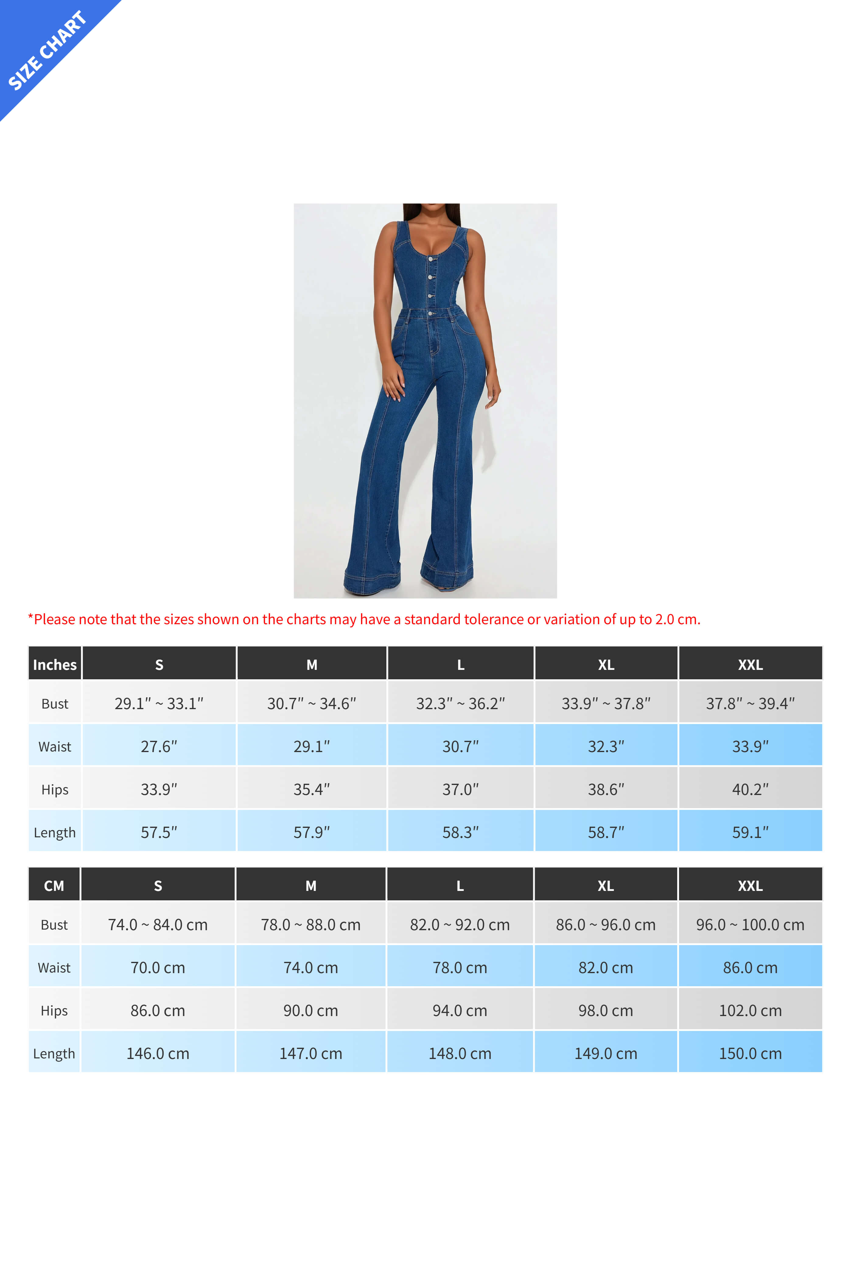 Strappy Flared Leg Denim Jumpsuit Lavish Daily