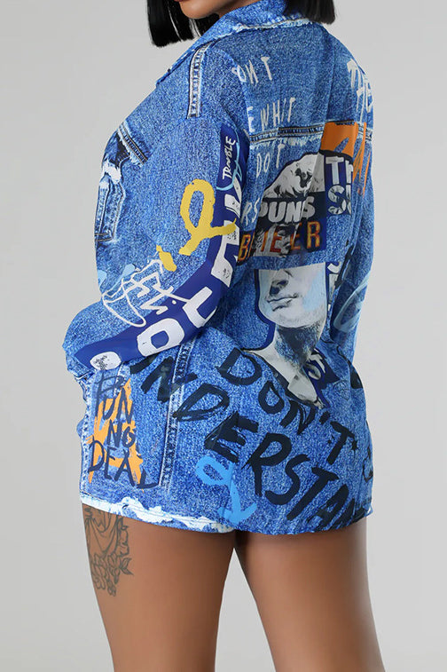 Printed Graffiti Set Lavish Daily