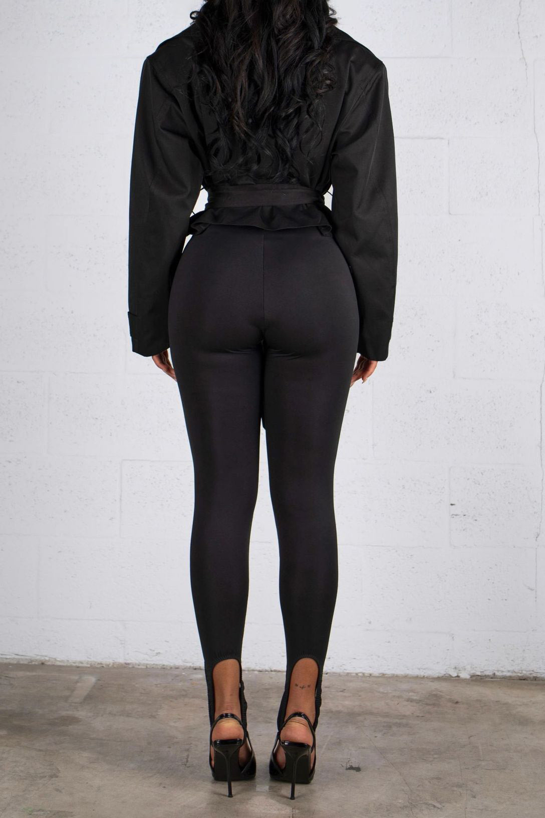 Cropped Trench Coat Lavish Daily