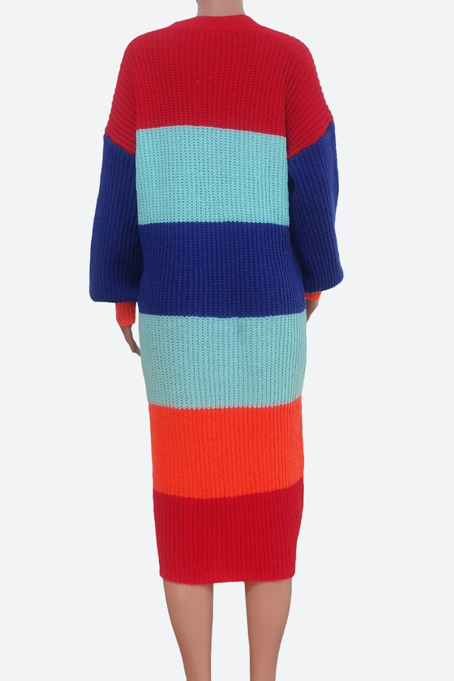 Stripe Knit Cardigan Sweater Lavish Daily