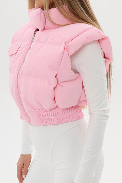 Stand Collar Padded Jacket Lavish Daily