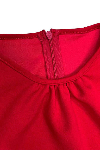 High Waist Pleated Dress Lavish Daily